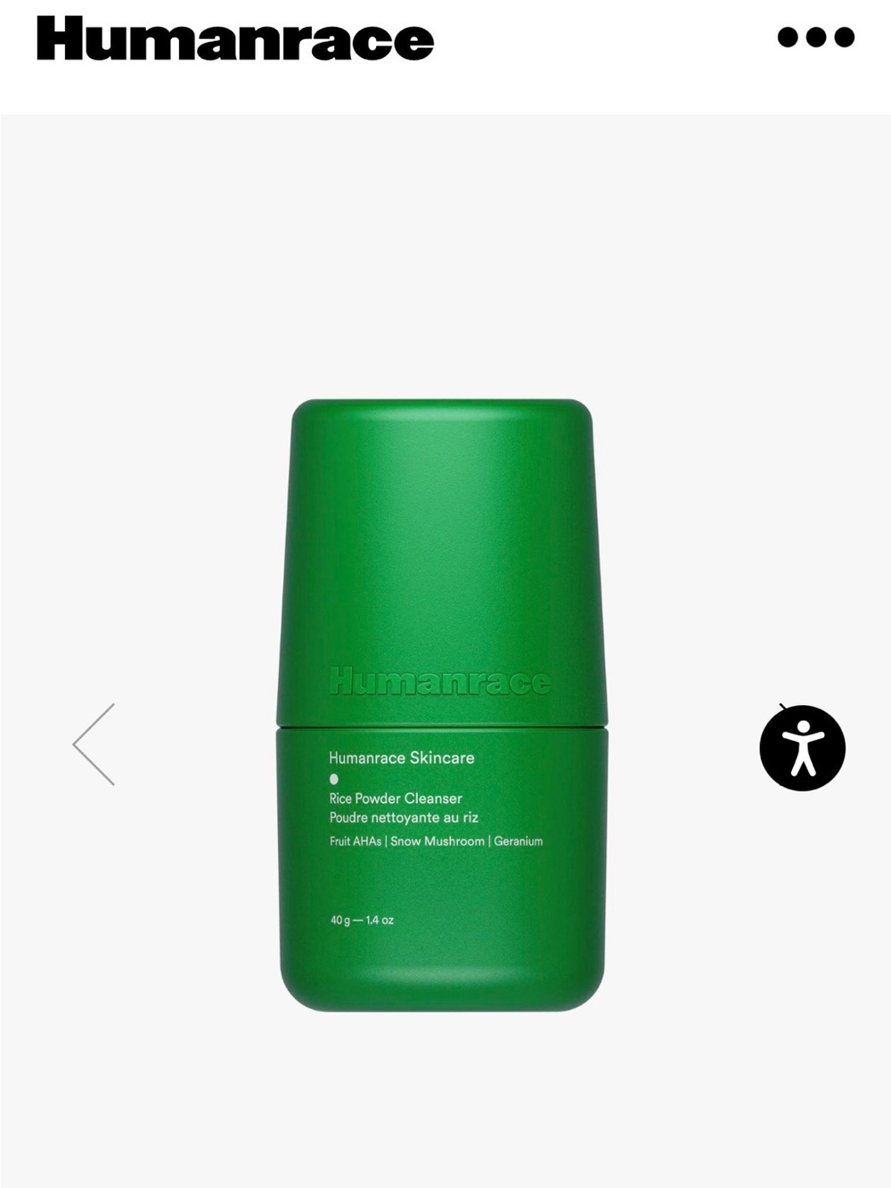 Human Race By Pharrell Rice Powder Cleanser - (Capsule Only)